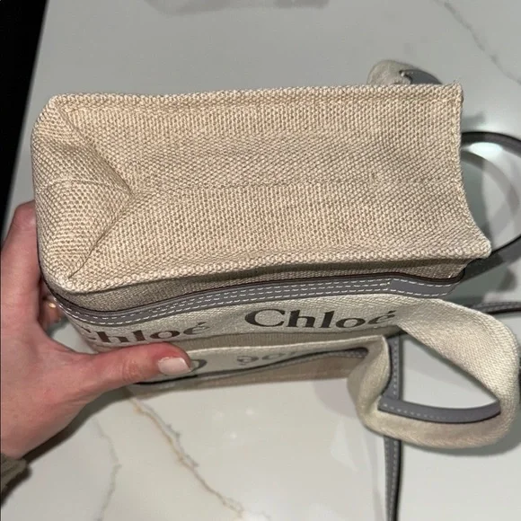 Chloe Canvas Mini Tote / Crossbody